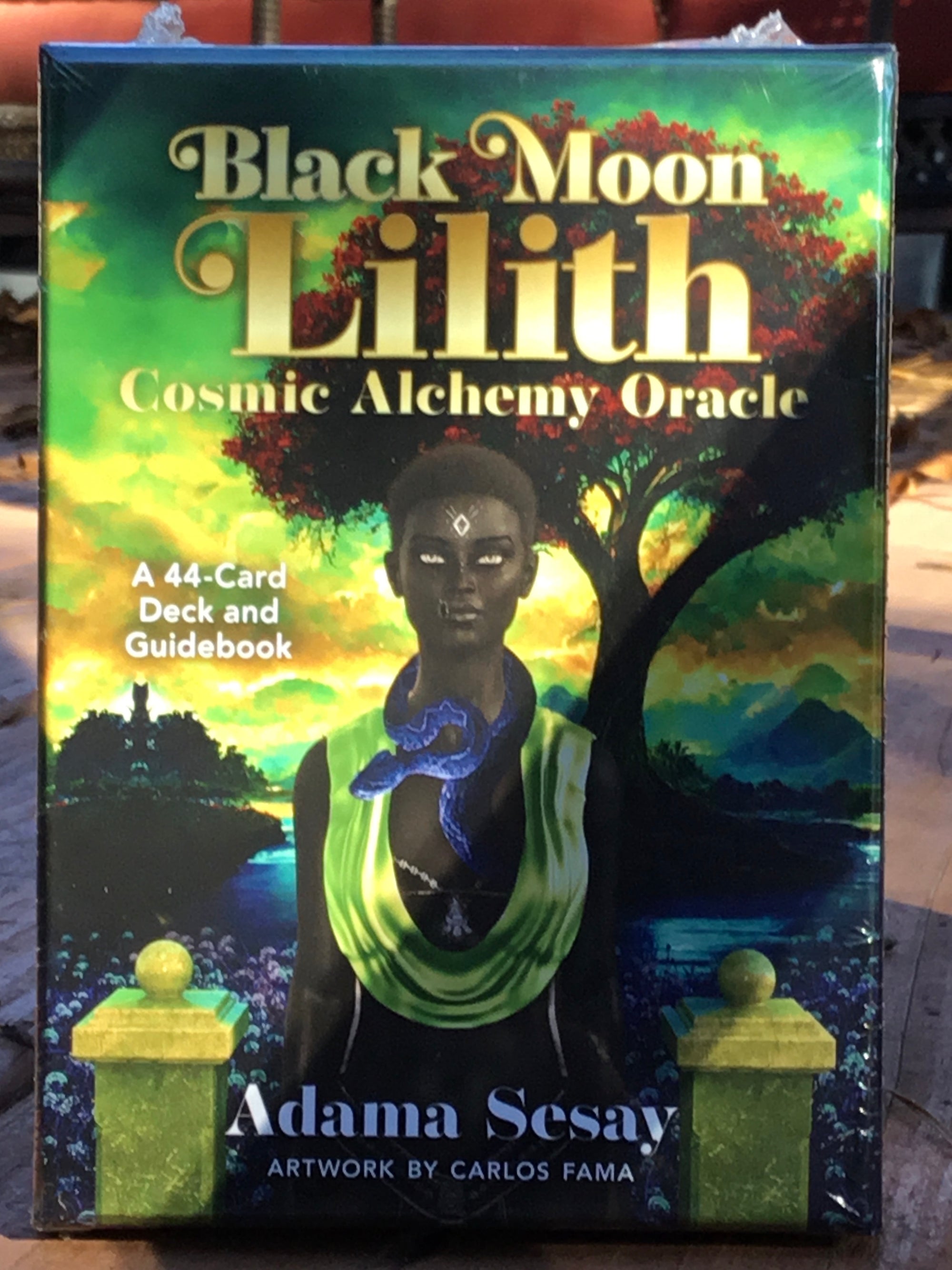 Black Moon Lilith Cosmic Alchemy Oracle, Black Oracle Decks, Melanated Oracle Decks