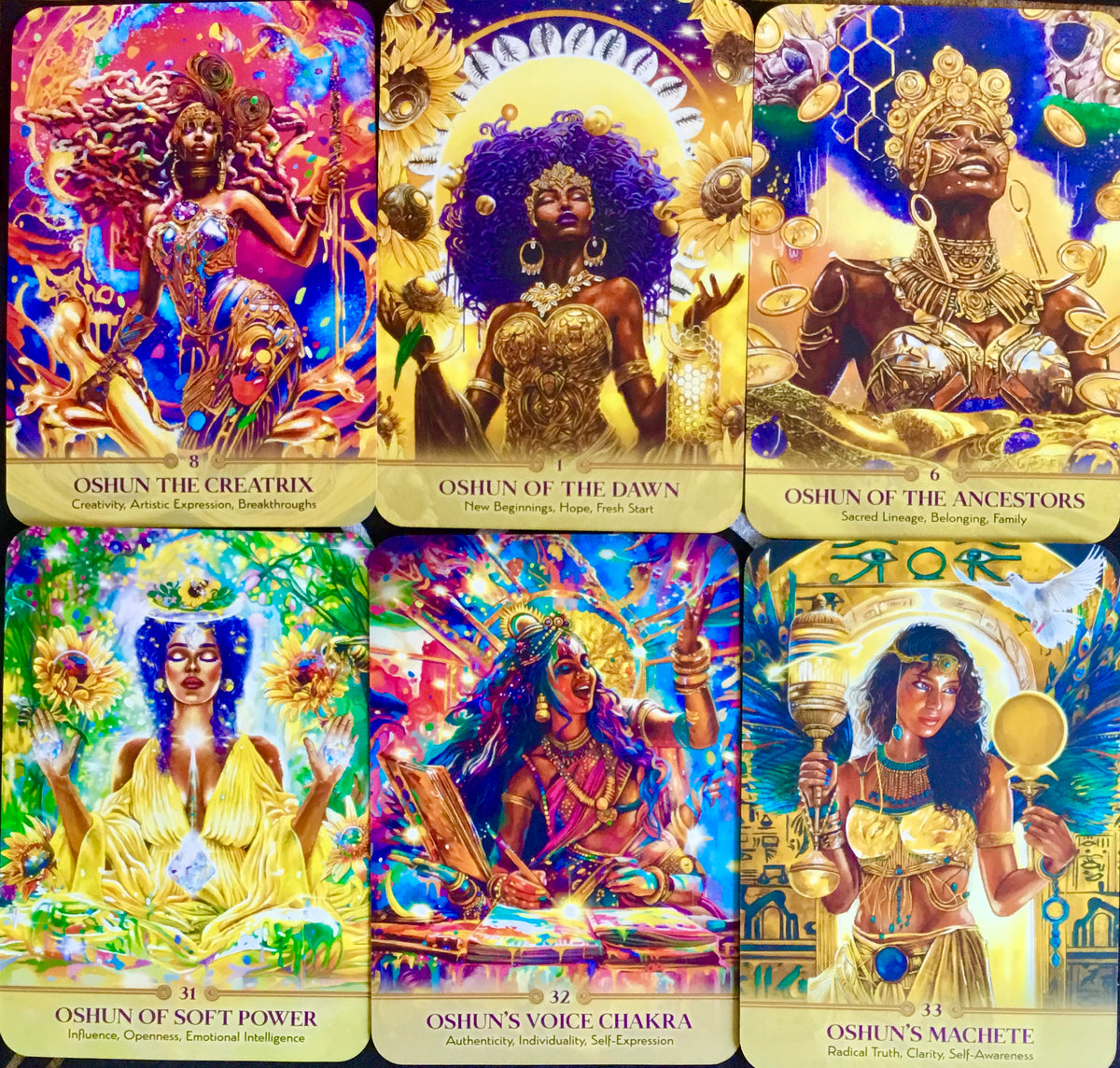 The Faces of Oshun Oracle deck