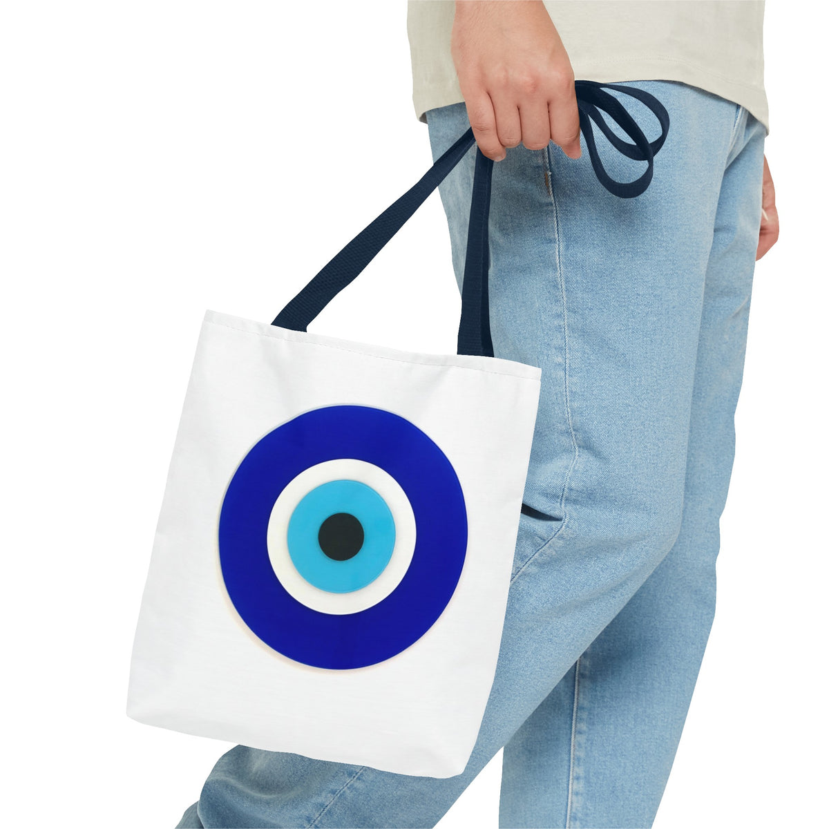 Evil Eye Protection Boho Style Tote Bag (AOP)