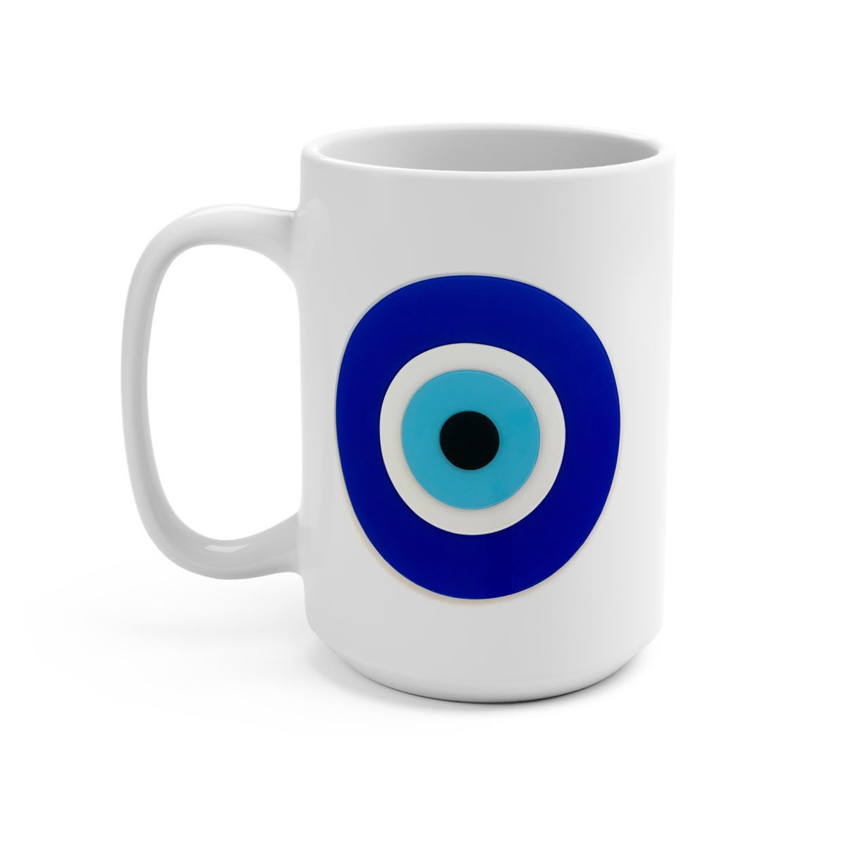 Evil eye 15 ounce ceramic mug