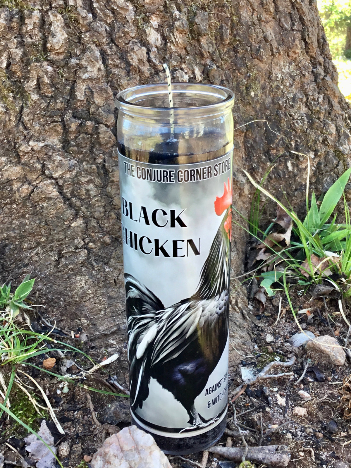 Black Chicken Spell Candle