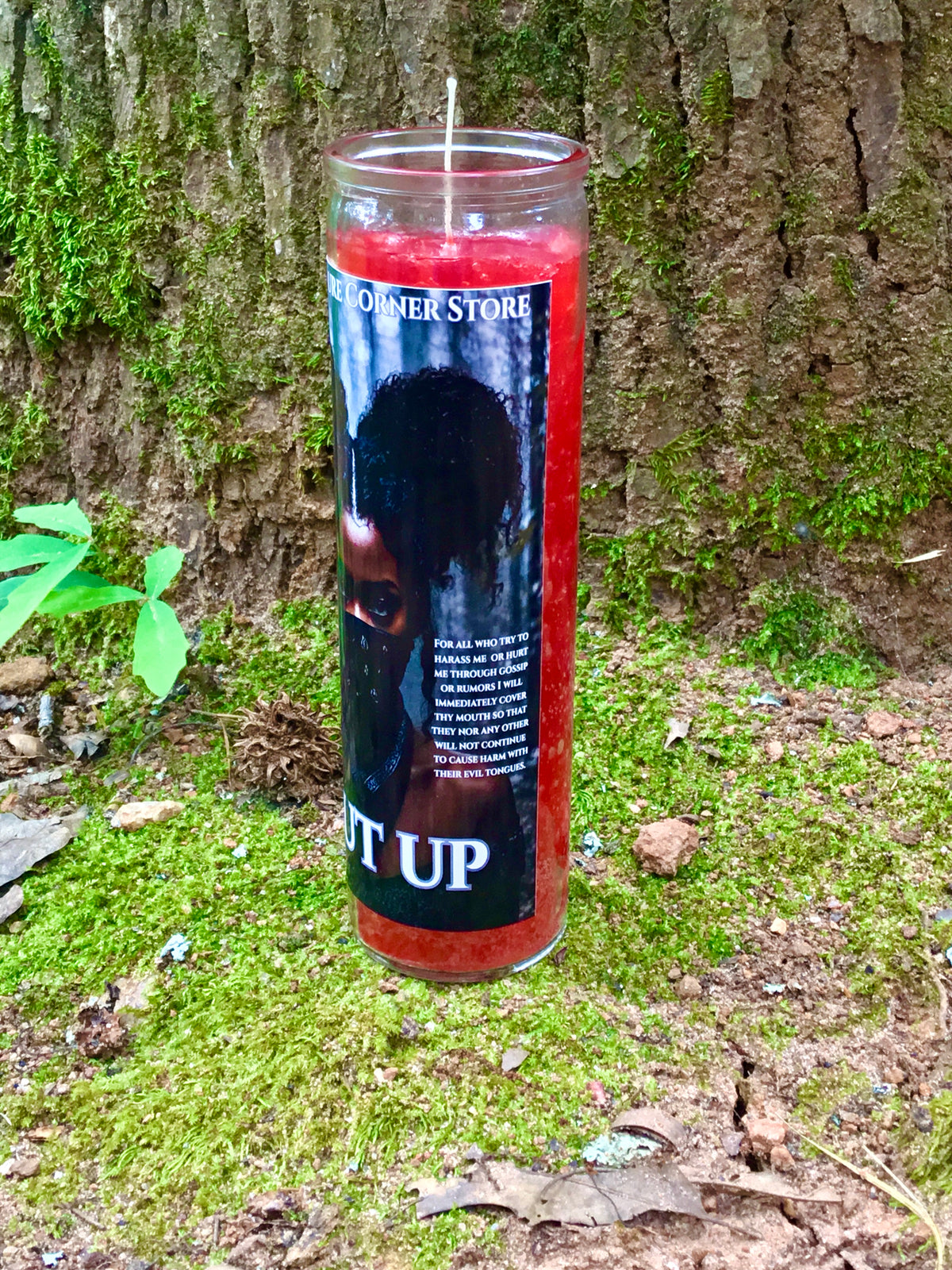 7-Day Shut Up Candle - front view