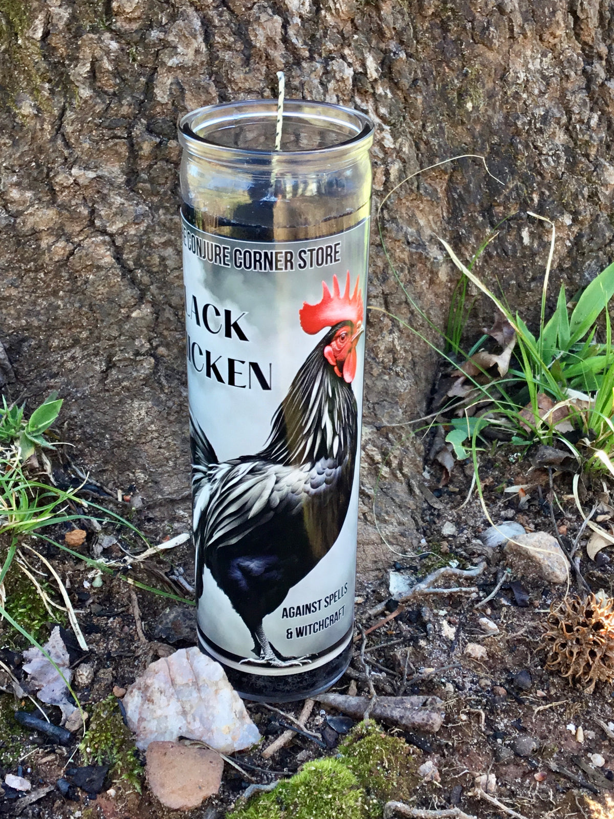 Black Chicken Spell Candle