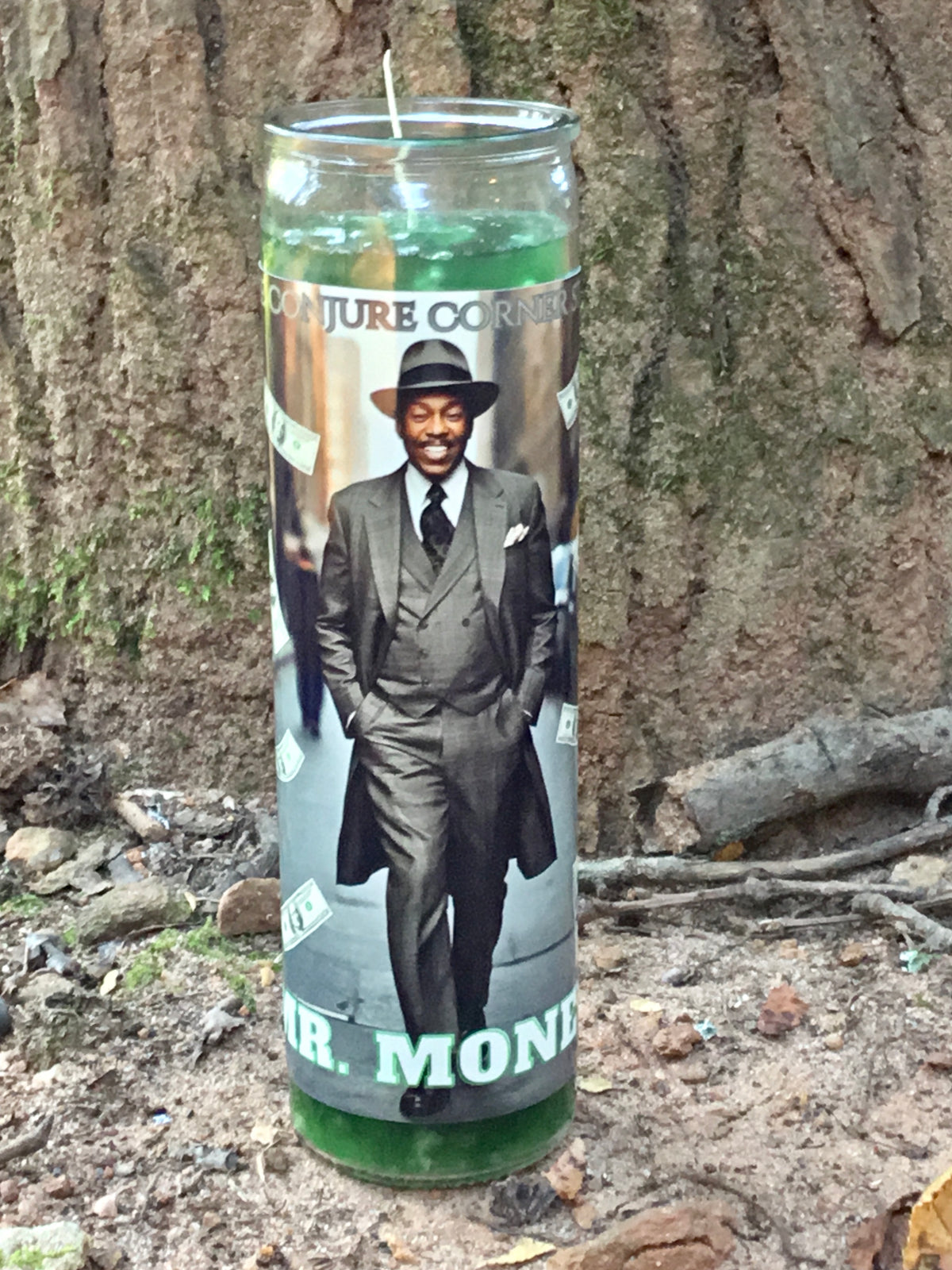 Mr. Money Money Drawing Candle