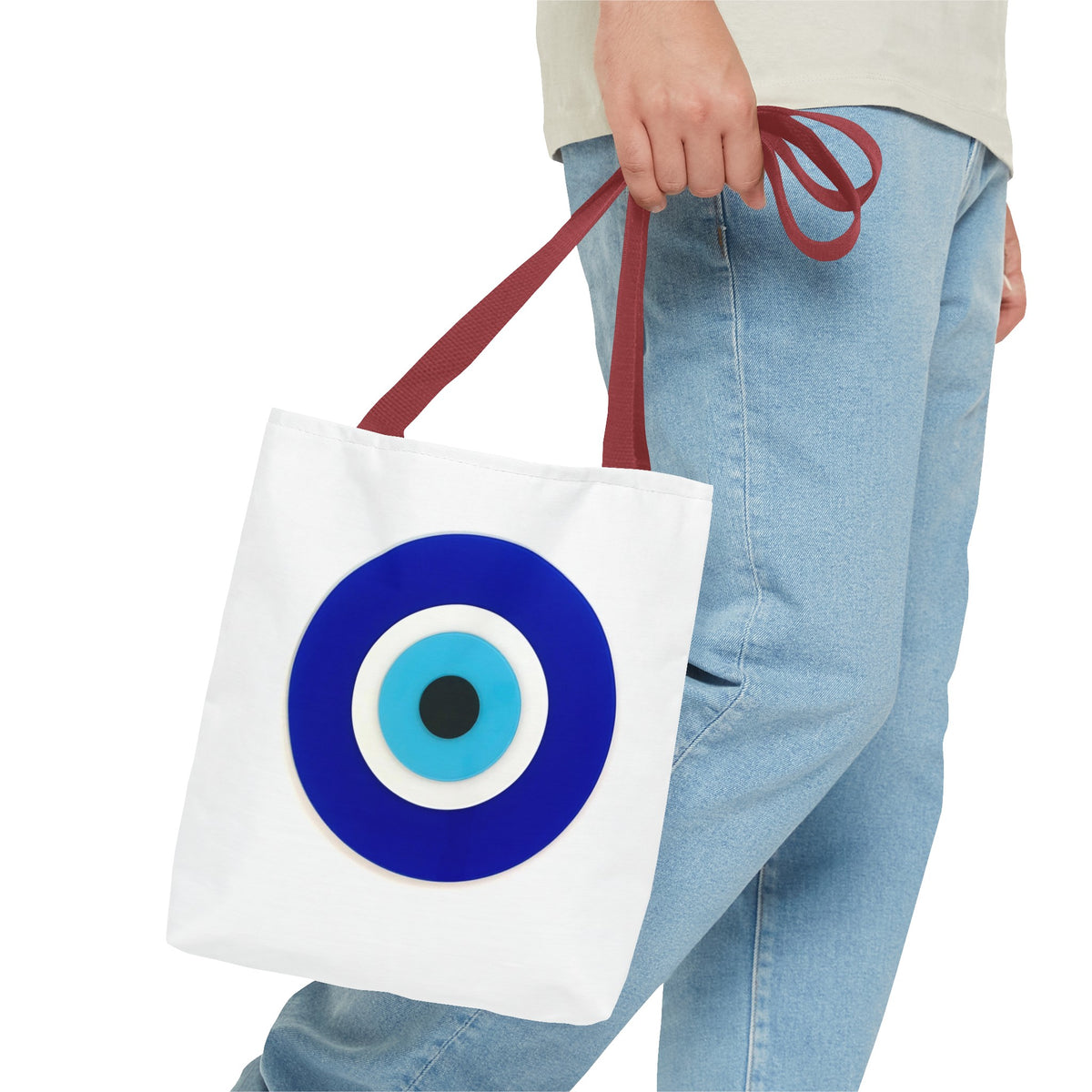Evil Eye Protection Boho Style Tote Bag (AOP)