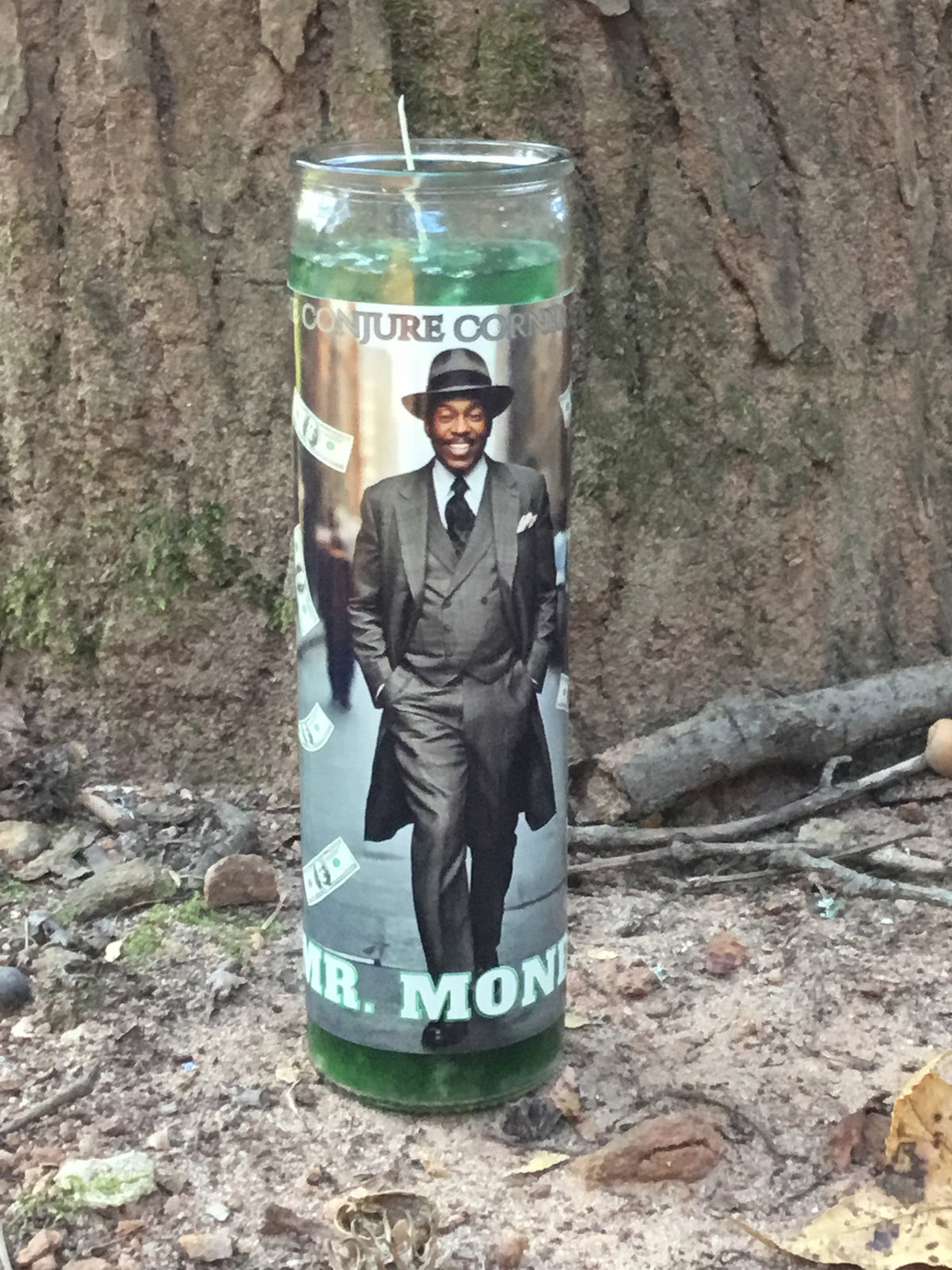 Mr. Money Money Drawing Candle