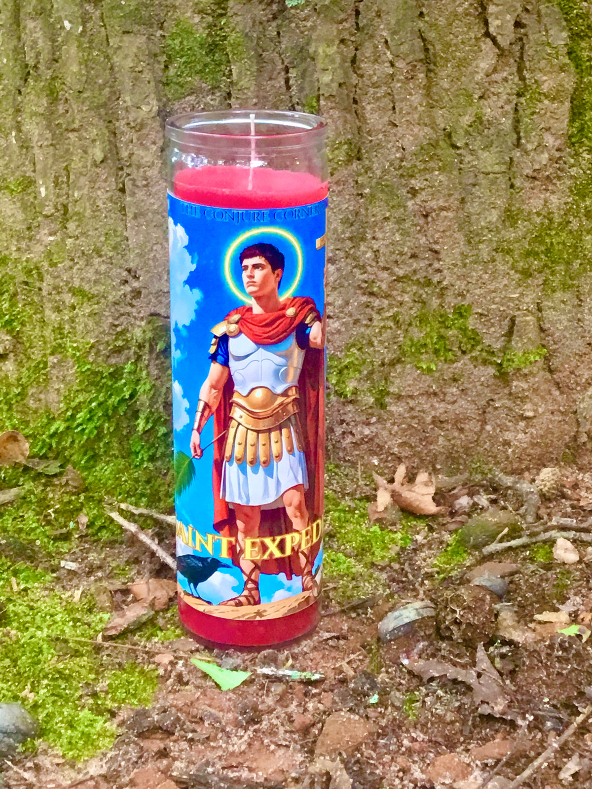 Saint Expedite Candle