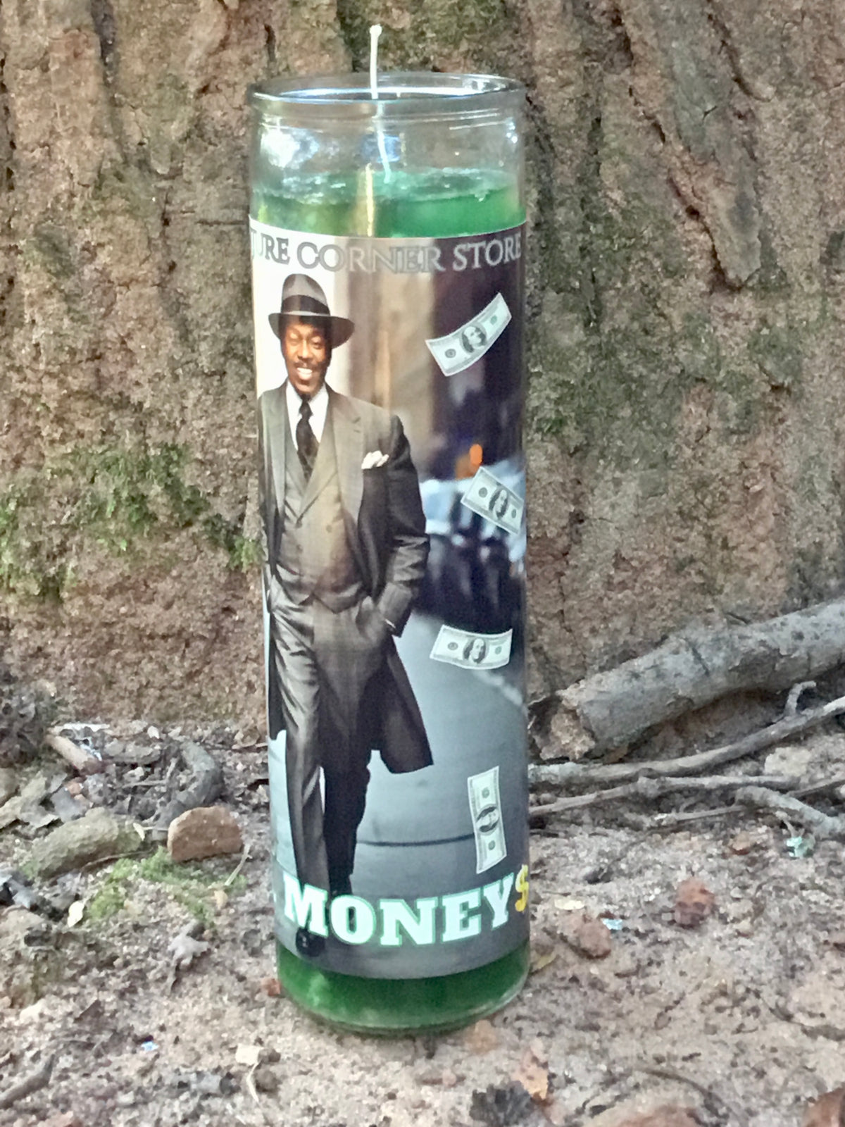 Mr. Money Money Drawing Candle