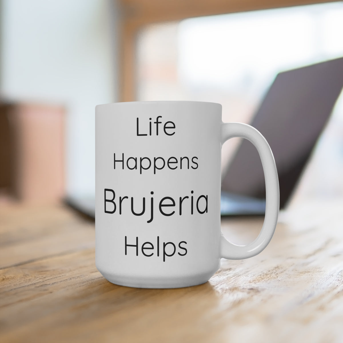 Life Happens Brujeria Helps Mug 15oz