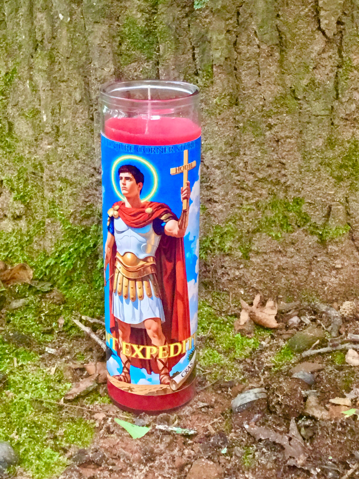 Saint Expedite Candle