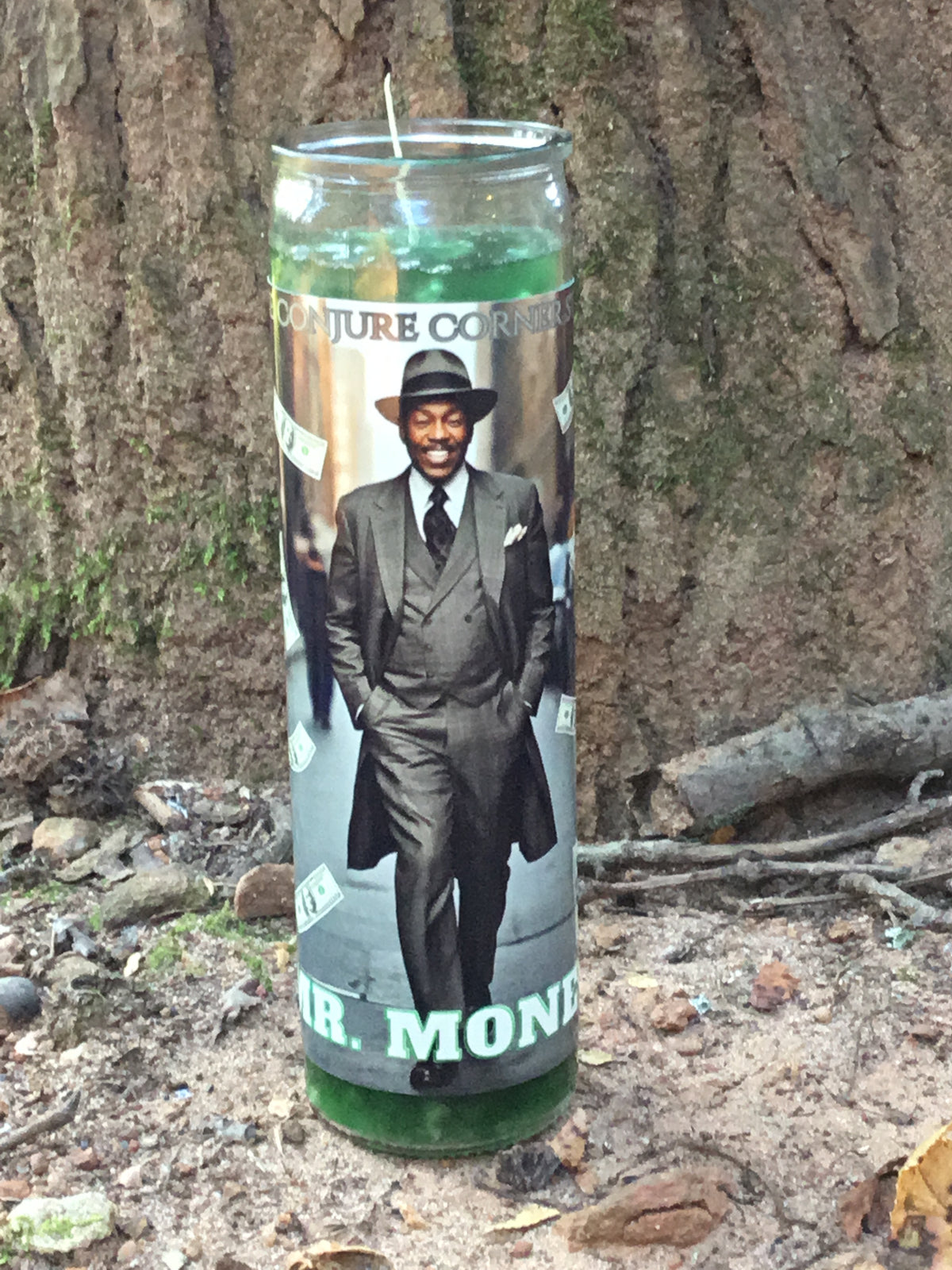 Mr. Money Money Drawing Candle