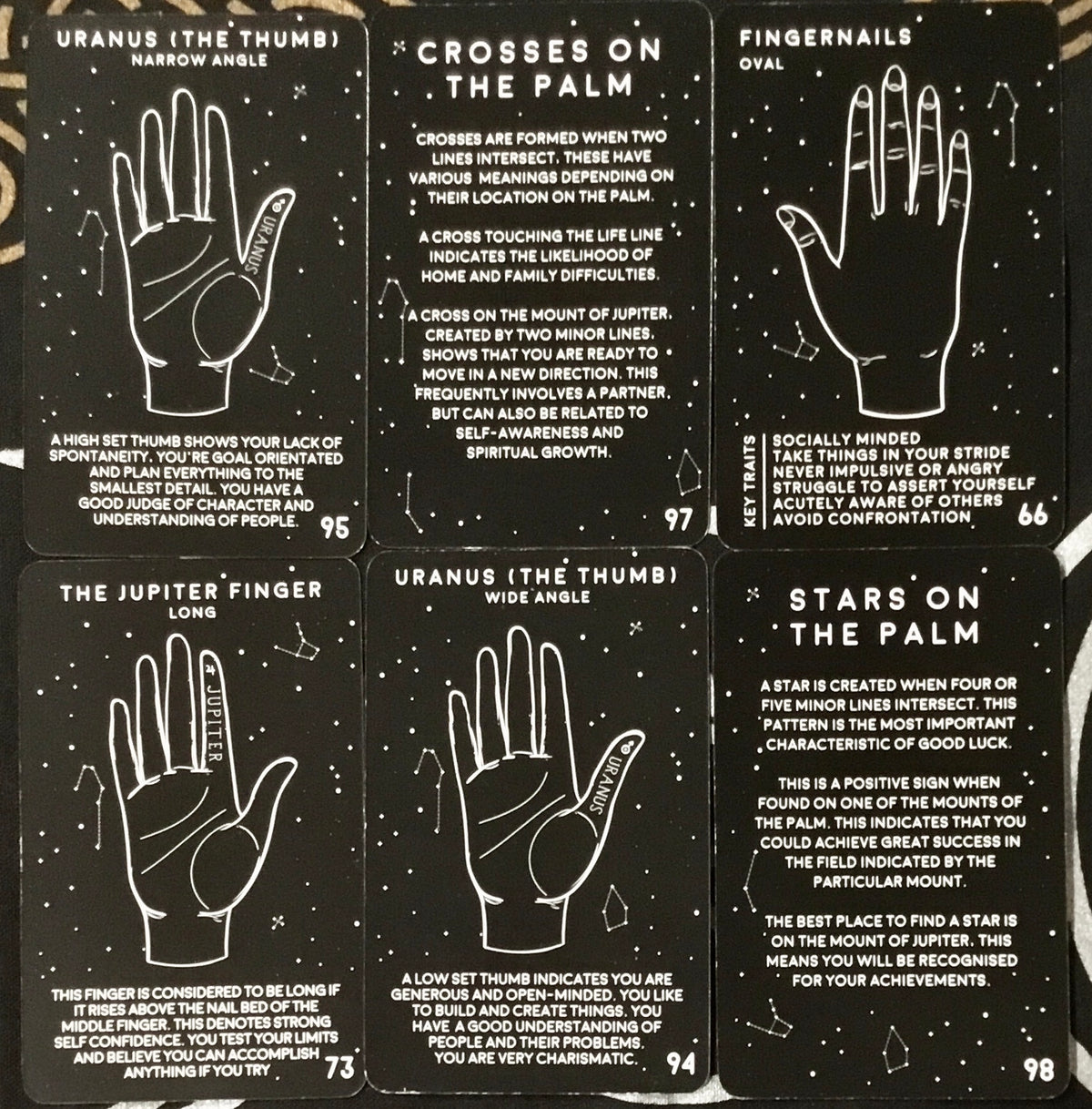 Palm Reading Cards, How to Read Palms, Palmistry, Chiromancy