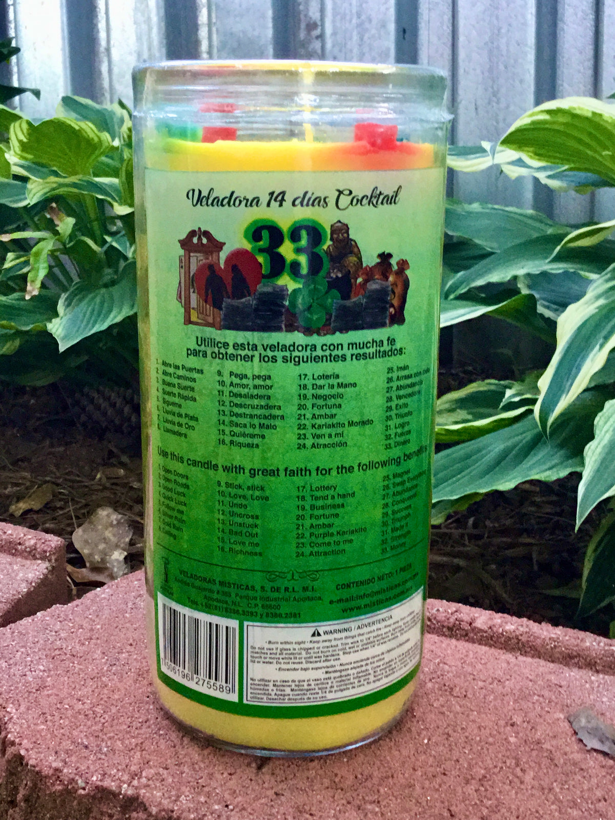 33 Essences Cocktail Candle, Money Candle, Protection Candle,Prosperity Spells, Love Spells, Money Spells, Candles