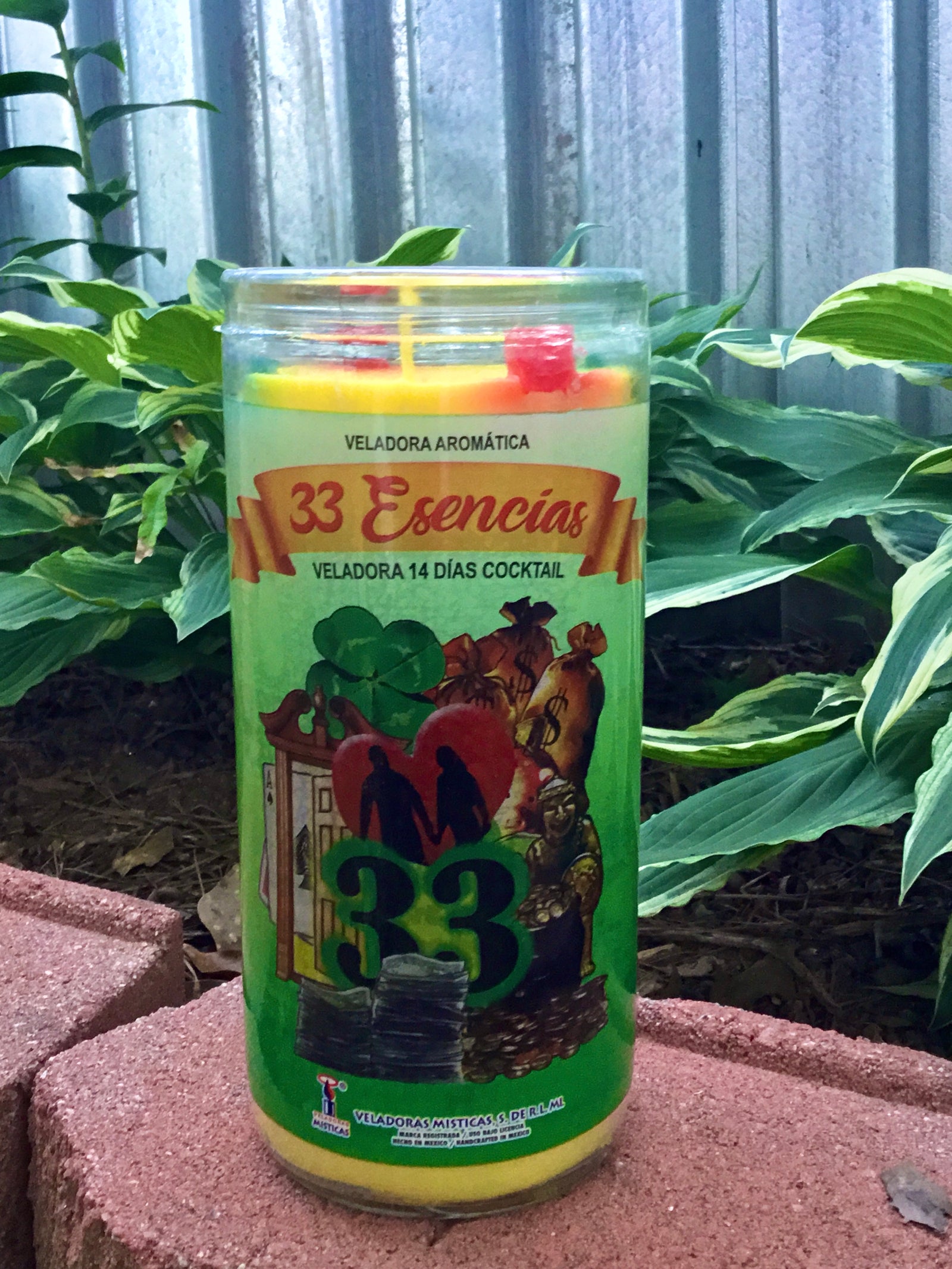 33 Essences Cocktail Candle, Money Candle, Protection Candle,Prosperity Spells, Love Spells, Money Spells, Candles