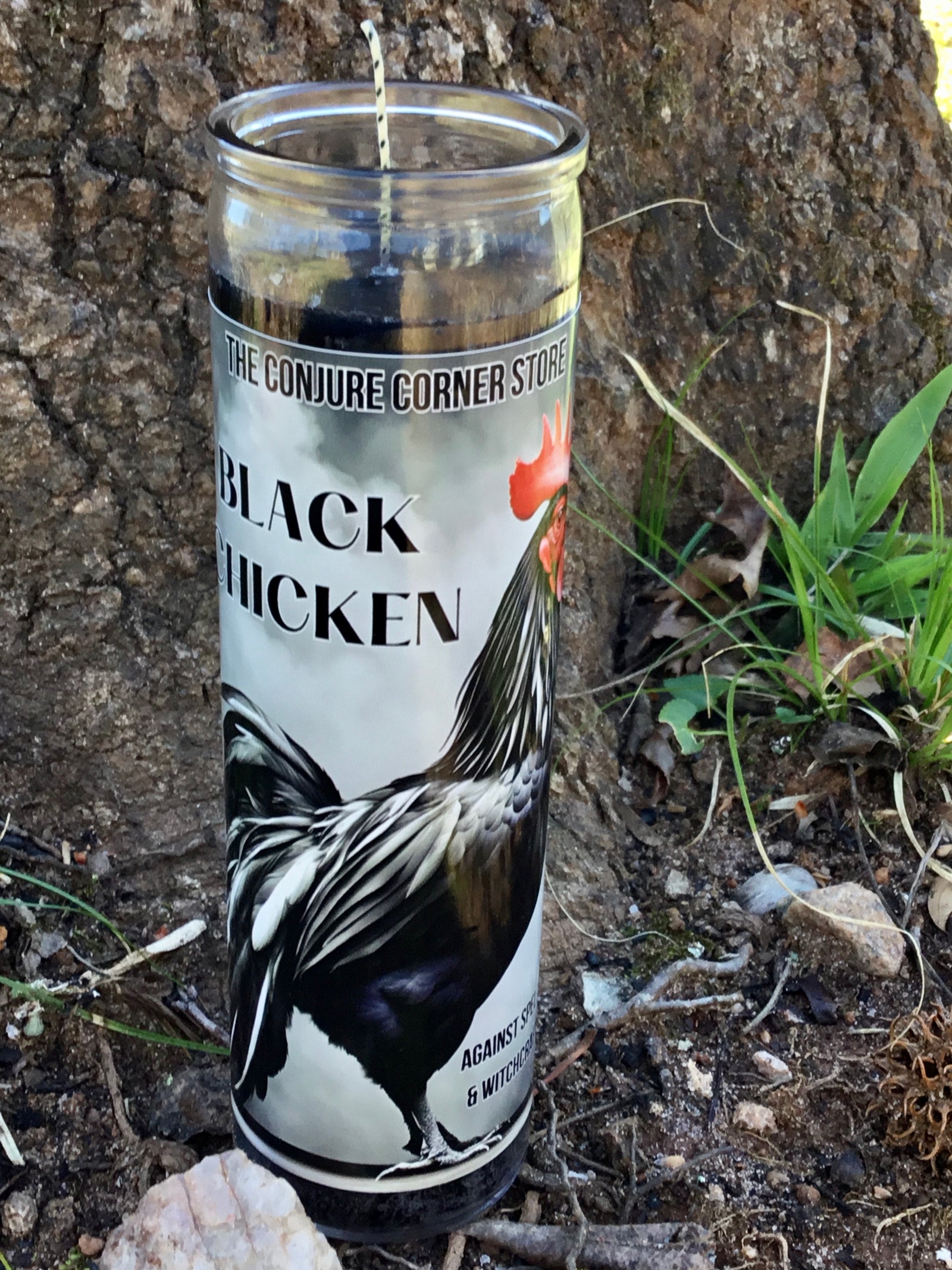 Black Chicken Spell Candle