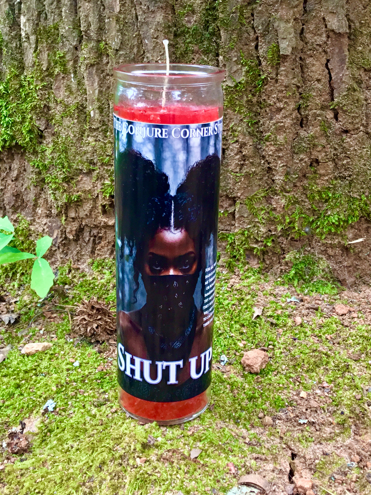 7-Day Shut Up Candle - side view
