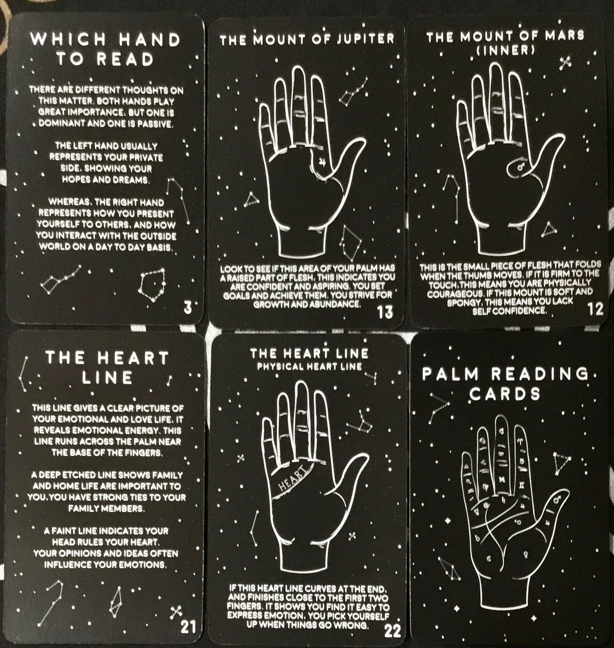 Palm Reading Cards, How to Read Palms, Palmistry, Chiromancy