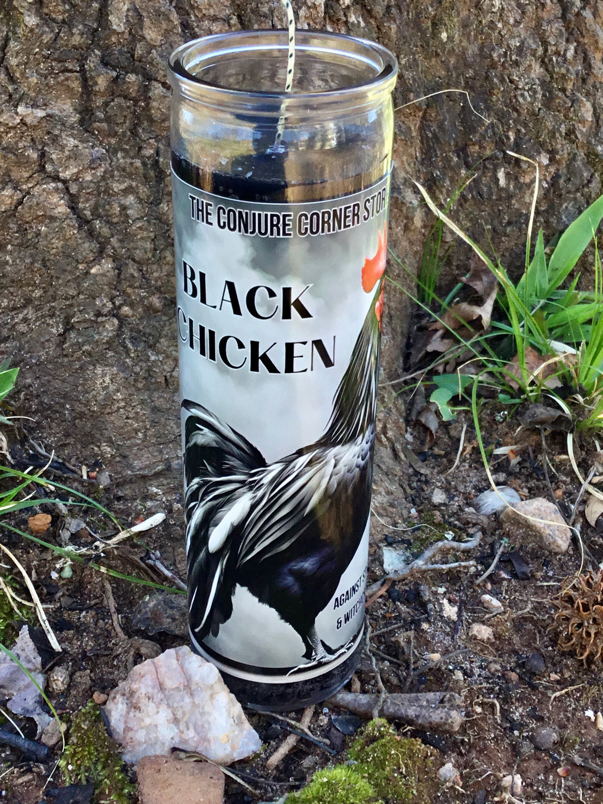Black Chicken Spell Candle