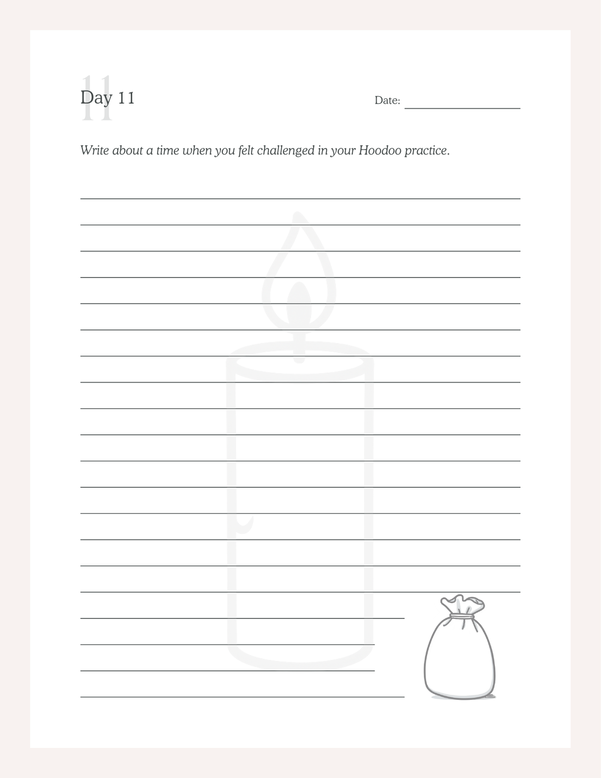 30 Day Hoodoo Journal