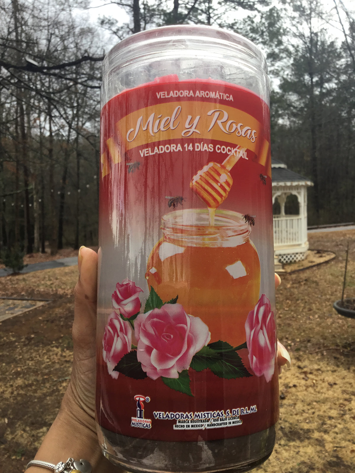 14 Day Honey and Roses Cocktail Candle Love Spell Candle Scented Candle Miel y Rosas 14 Dias Cocktail