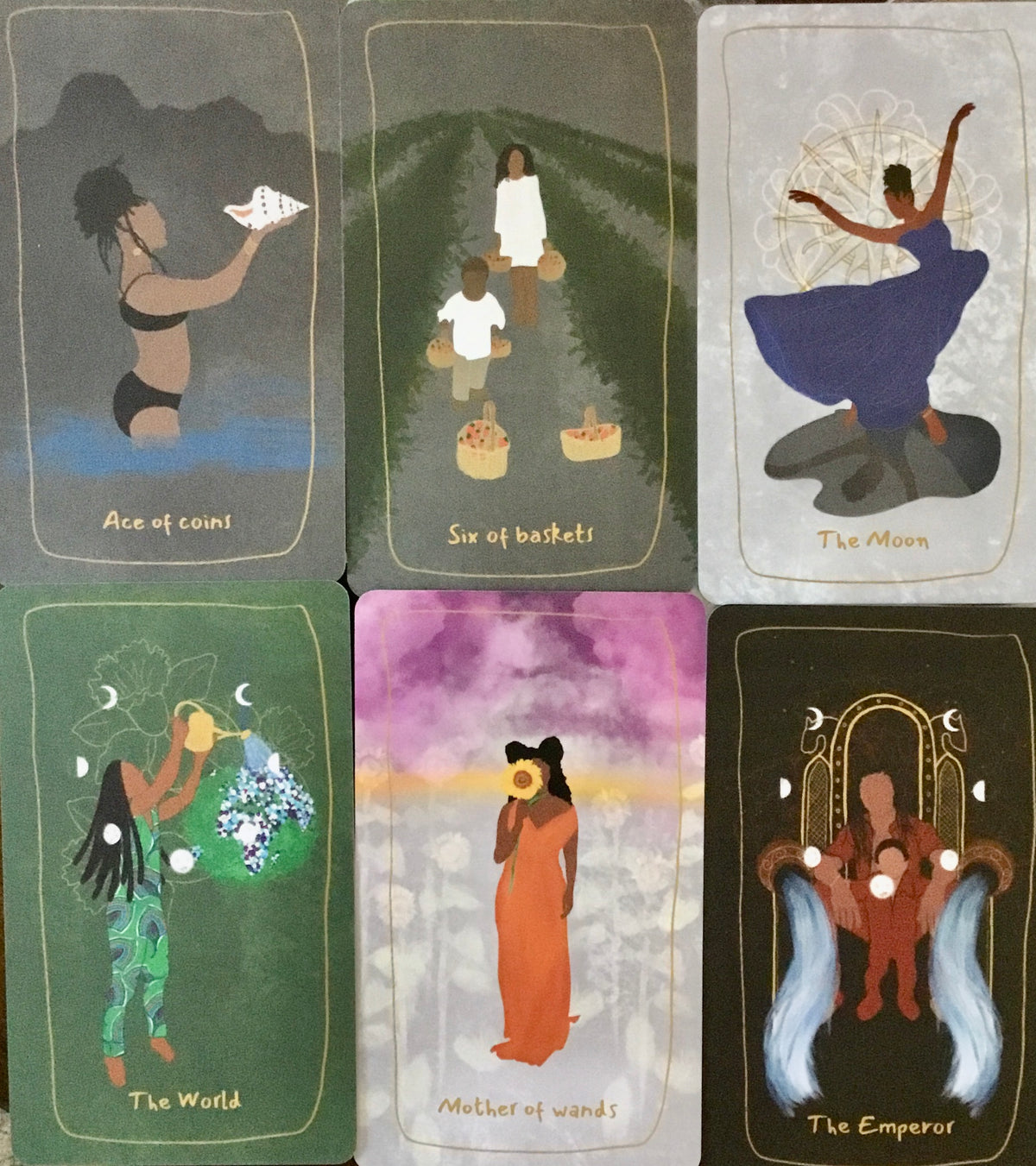 Black Tarot, Black Tarot Decks, Black Tarot Ancestor Awakening Deck