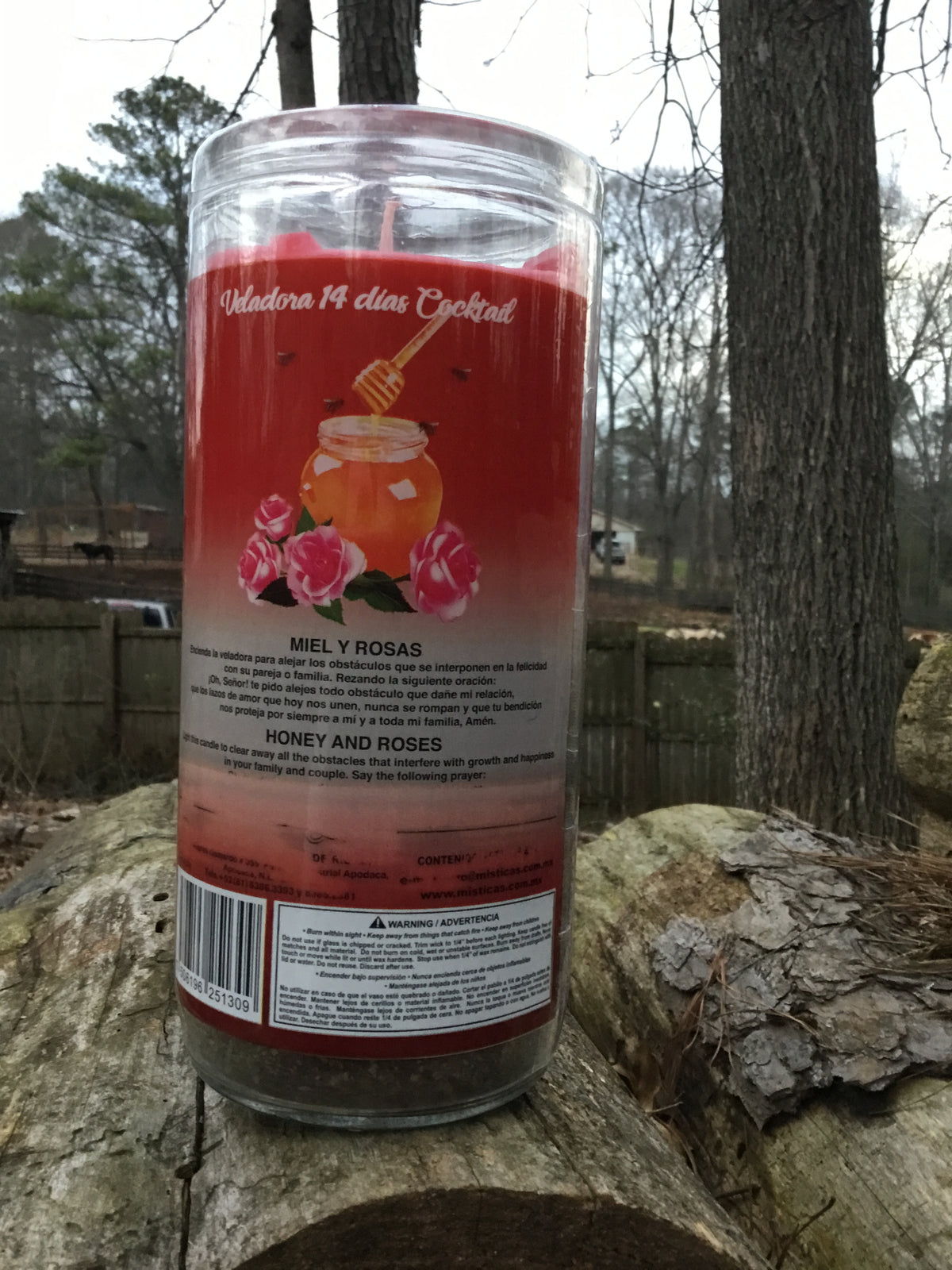 14 Day Honey and Roses Cocktail Candle Love Spell Candle Scented Candle Miel y Rosas 14 Dias Cocktail