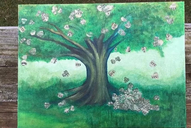 Money Tree- 9x12 unframed digital print
