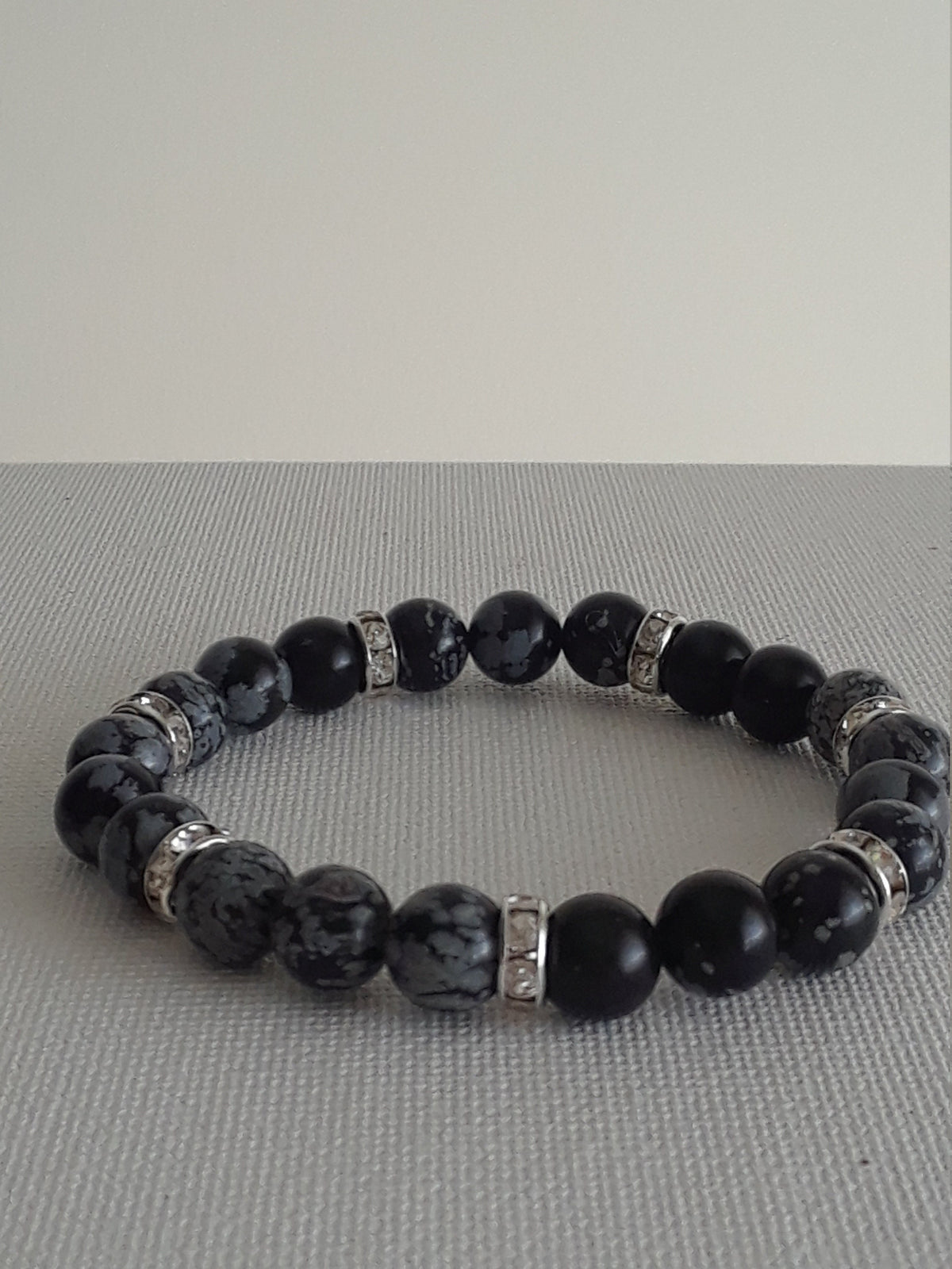 Evil Eye Bracelet, Snowflake Obsidian Bracelet for Women,Tiger&#39;s Eye,for Women and Men.