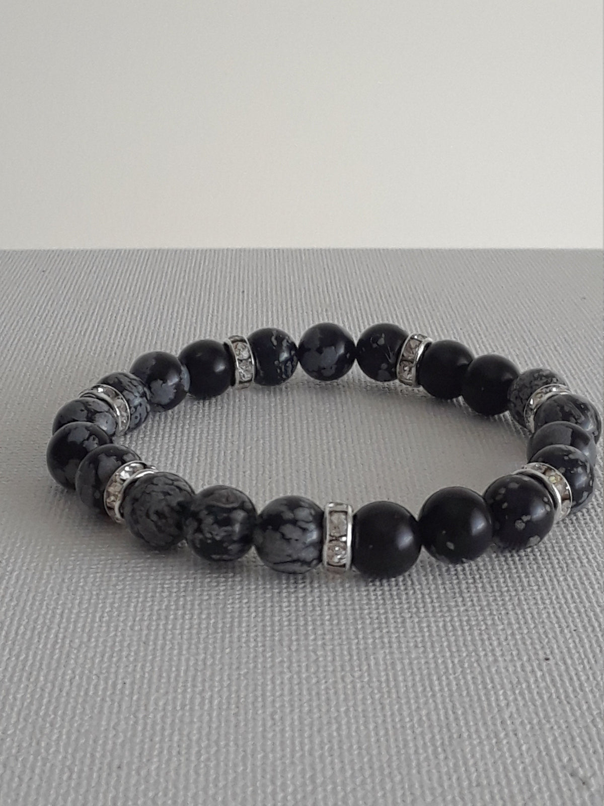 Evil Eye Bracelet, Snowflake Obsidian Bracelet for Women,Tiger&#39;s Eye,for Women and Men.