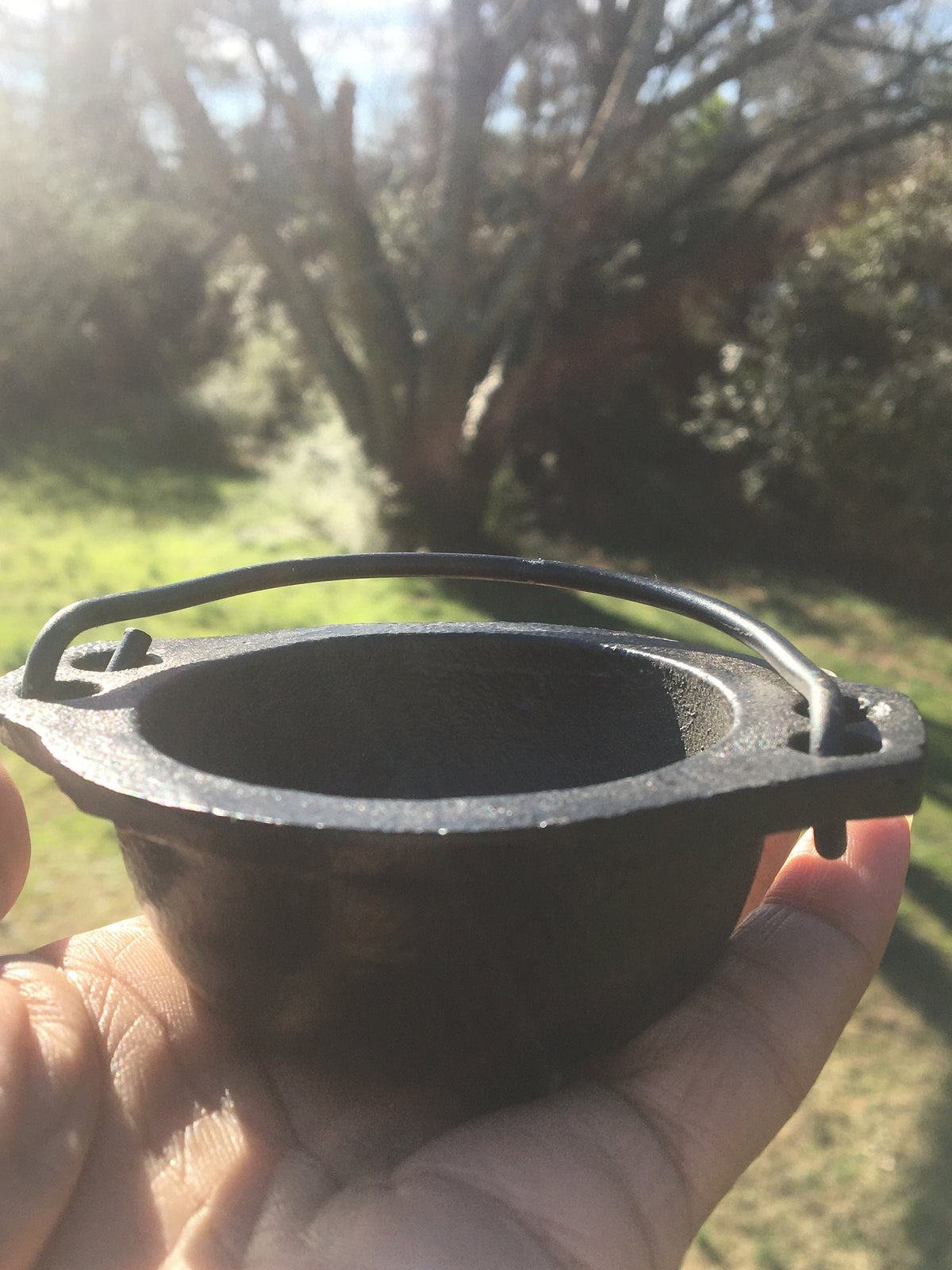 Cast Iron Cauldron with handle