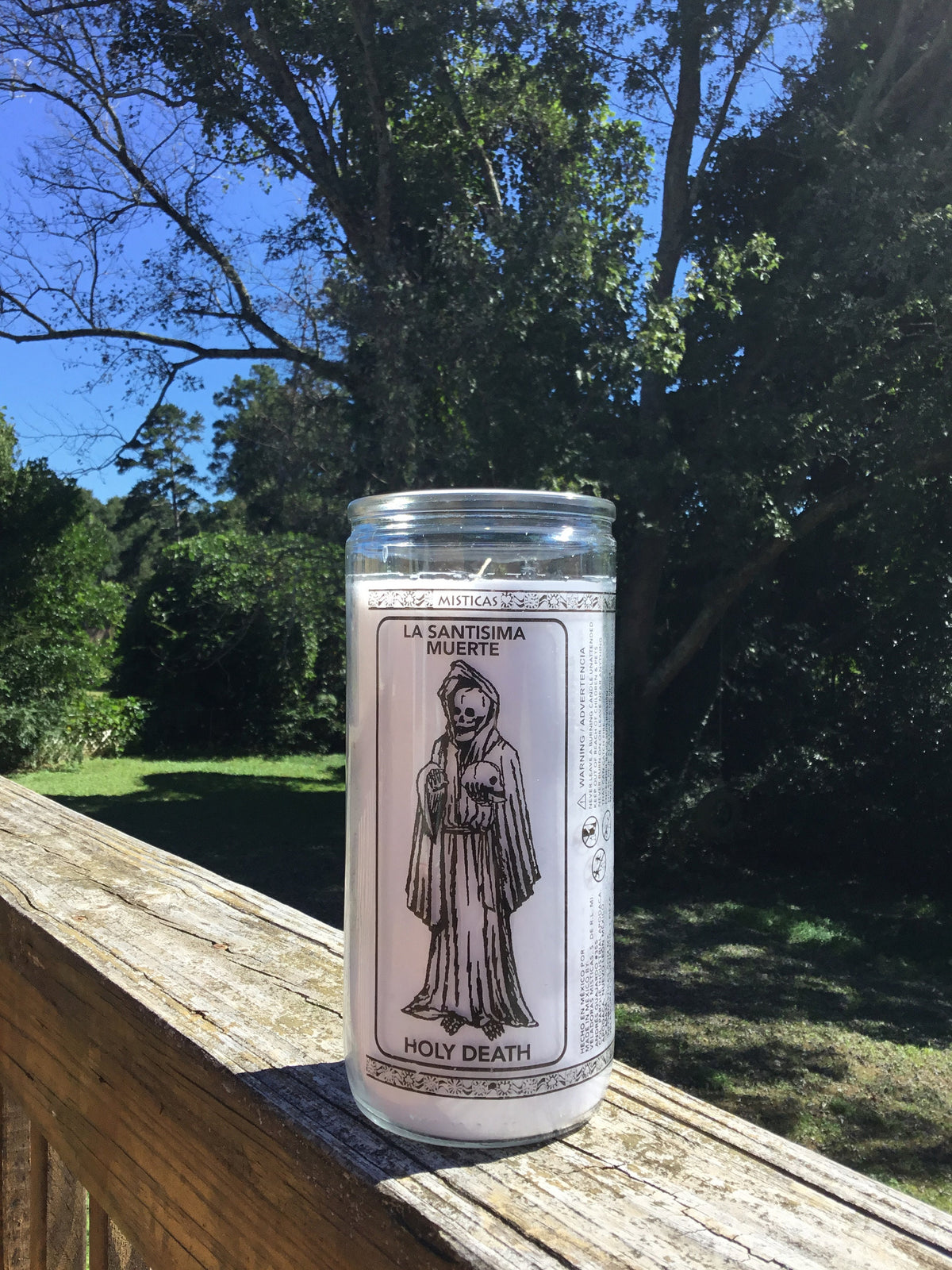 Santa Muerte, La Santisima Muerte, La Flaquita,Holy Death Candle, 14-Day Candle, Protection Candle