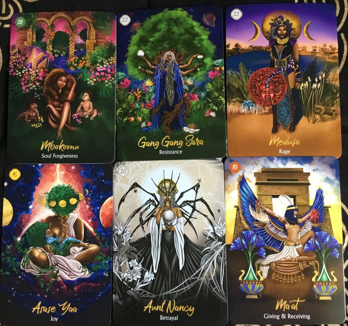African Goddess Rising Oracle, Oracle Decks, Melanated Decks, African Spirituality, Goddess Energy, Tarot Decks