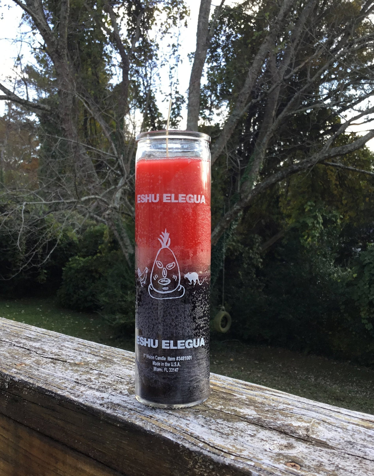 Ushu Elegua Candle, Eleggua, 7 African Powers,Candle, Atr