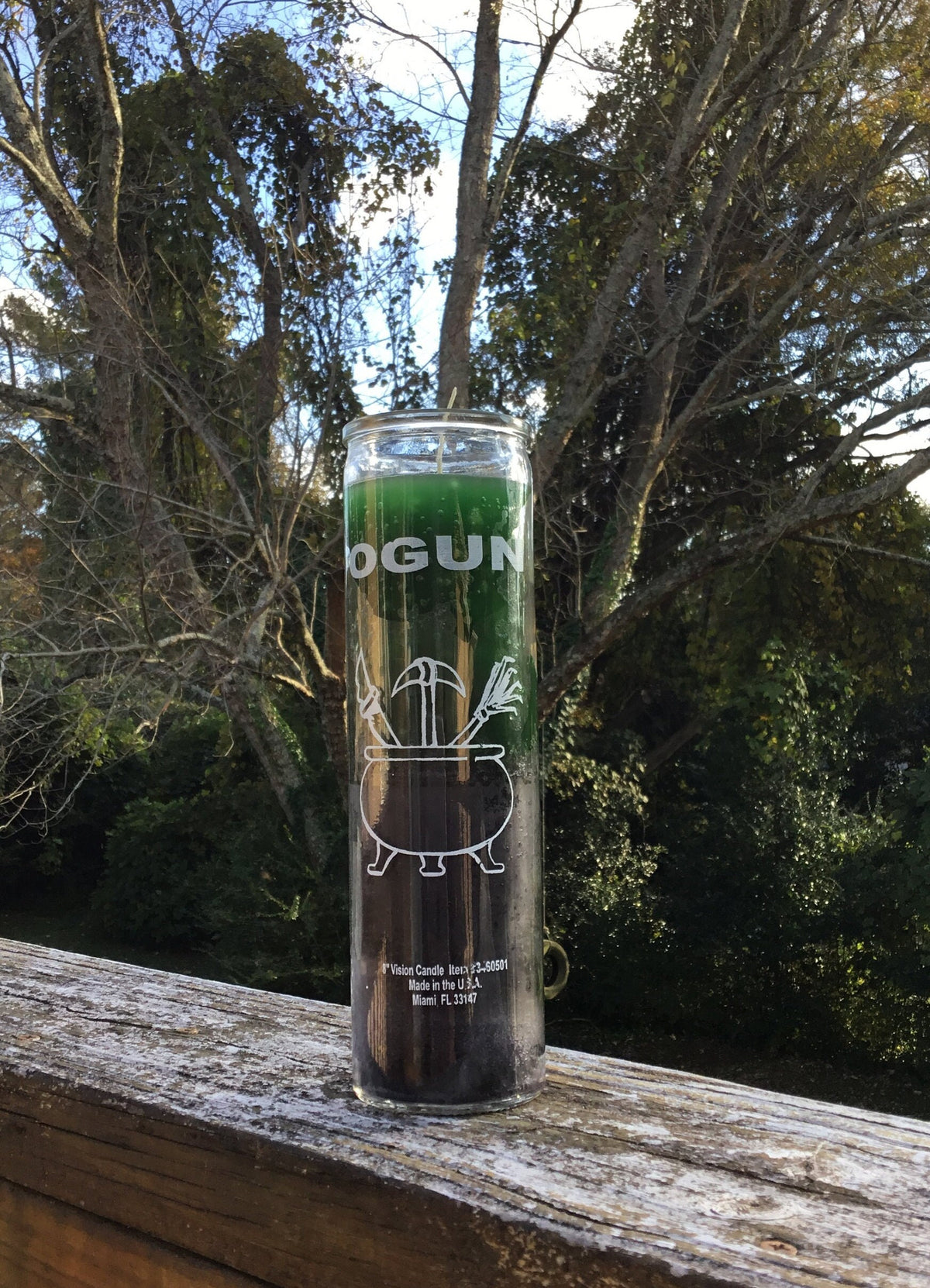 Ogun Candle, Ogun Orisha, Orisha Candles, African Spirituality,