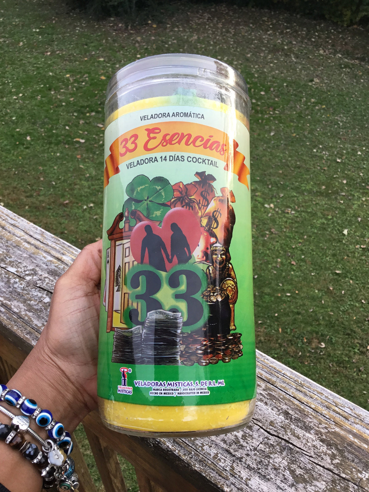 33 Essences Cocktail Candle, Money Candle, Protection Candle,Prosperity Spells, Love Spells, Money Spells, Candles