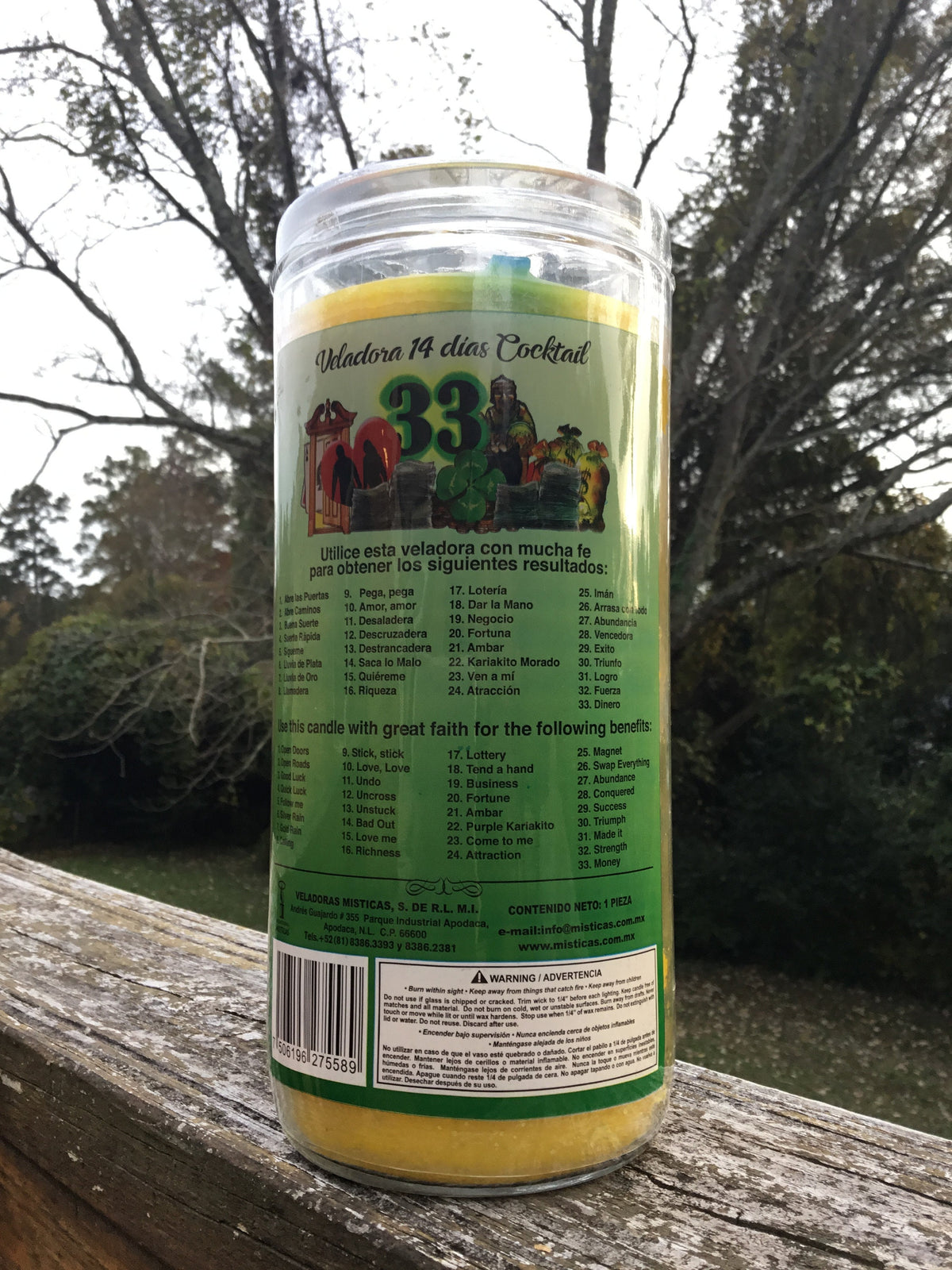 33 Essences Cocktail Candle, Money Candle, Protection Candle,Prosperity Spells, Love Spells, Money Spells, Candles